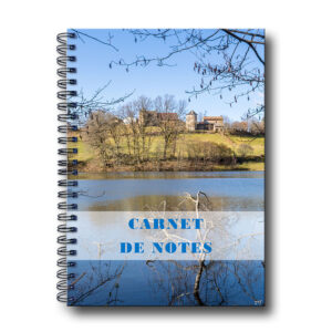 Carnet spirale A5 couverture Lac hivernal