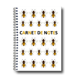 carnet de notes a5 "abeilles"