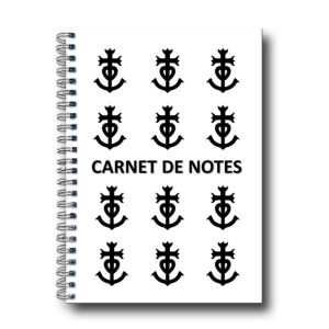 carnet de notes a5 "croix camarguaise"