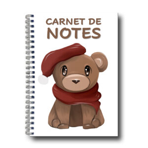 carnet de notes a5 "ourson"