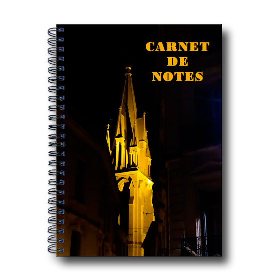 carnet de notes A5 "Église Sainte Anne de Montpellier"