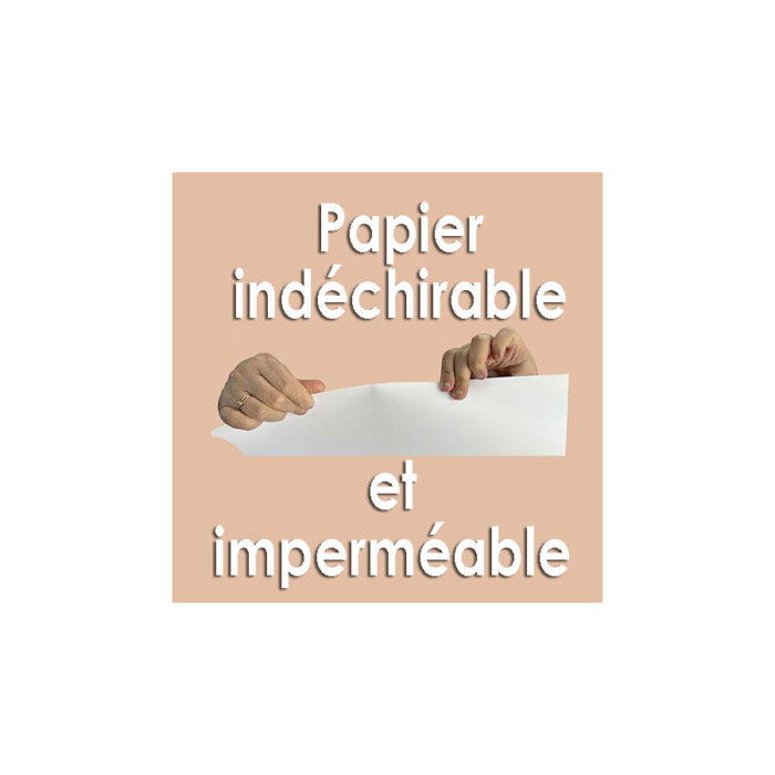 option papier indéchirable pour imprimer votre carte de visite