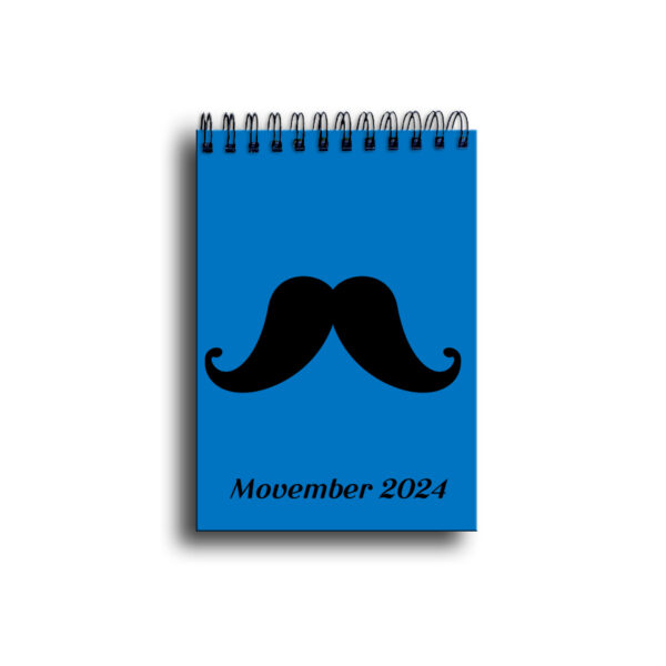 carnet bleu a6 spécial movember