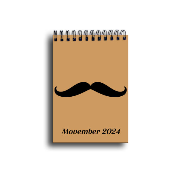 carnet caramel a6 spécial movember