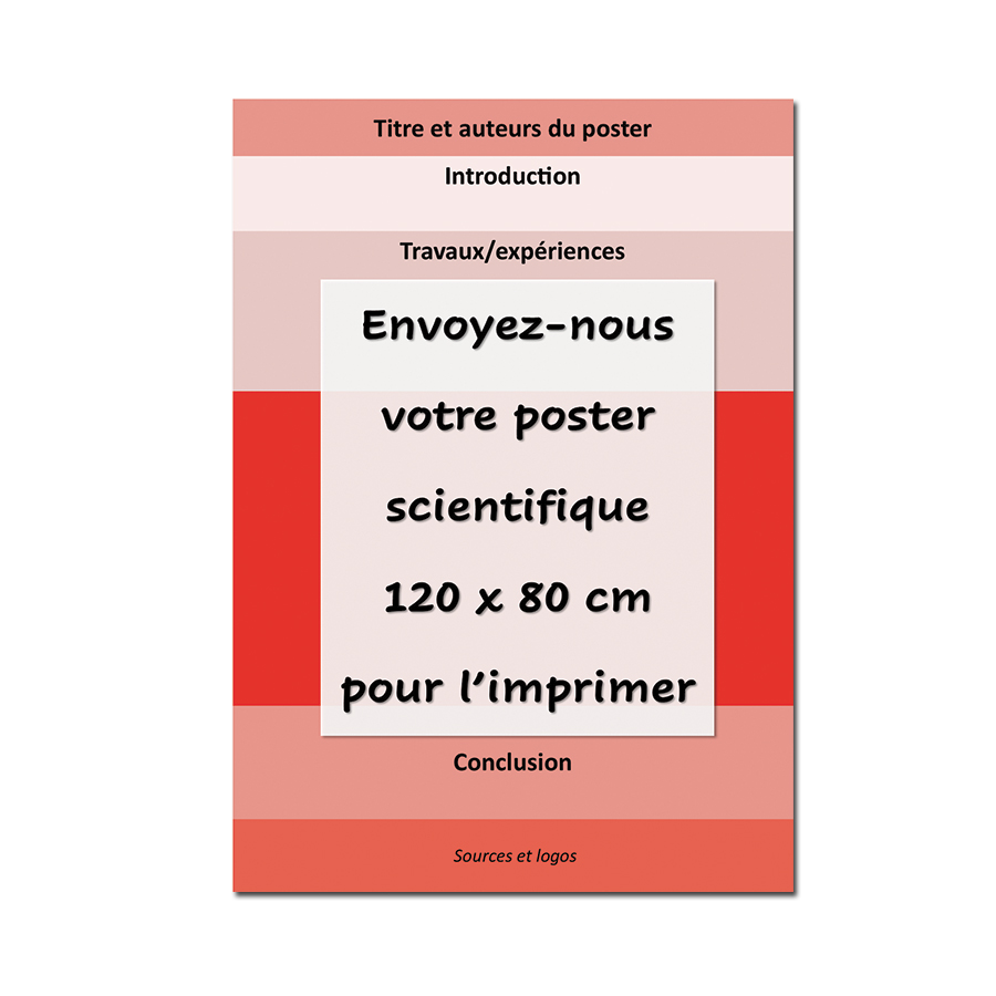 poster scientifique 120 x 80 cm option urgent